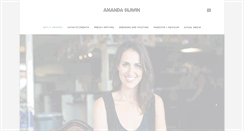 Desktop Screenshot of amandaslavin.com