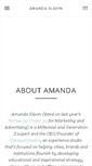 Mobile Screenshot of amandaslavin.com